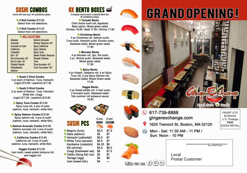 Food Ginger Exchange Mission Hill