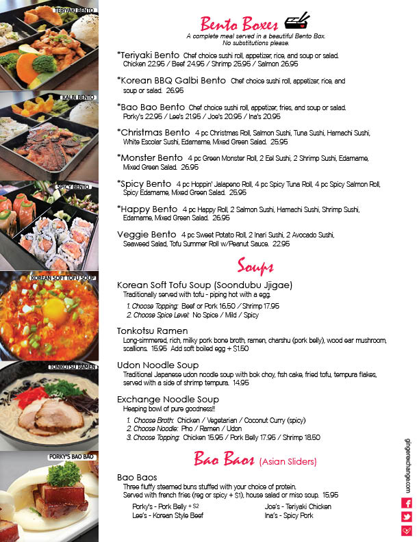 Dinner Ginger Exchange Watertown