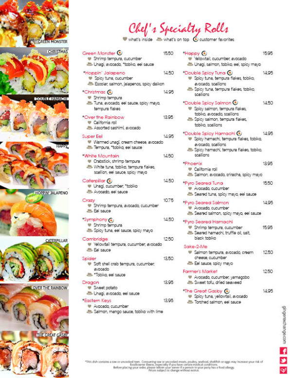 Dinner Ginger Exchange Watertown